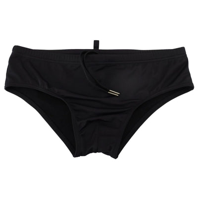 Dsquared² Black Polyamide Swim Briefs