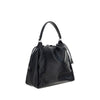 Brunello Cucinelli Black Calf Leather Bos Taurus Shoulder Bag
