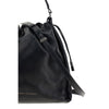 Brunello Cucinelli Black Calf Leather Bos Taurus Shoulder Bag