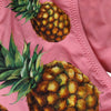 Dolce & Gabbana Pink Pineapple Swimsuit Bikini Bottom Swimwear