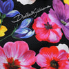 Dolce & Gabbana Black Floral Print Swimsuit Bikini Bottom Swimwear