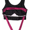 Plein Sport Black Fuchsia Logo Athlete Hannah Bra Underwear