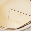 Valentino Garavani Ivory Leather Small Hobo Vlogo Shoulder Bag