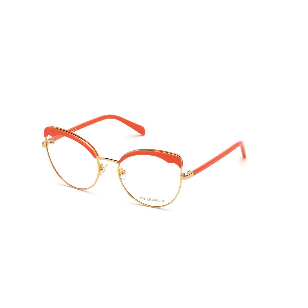 Emilio Pucci Goldmetallbrille (Gestell)