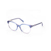 Emilio Pucci Brille aus blauem Acetat (Gestell)