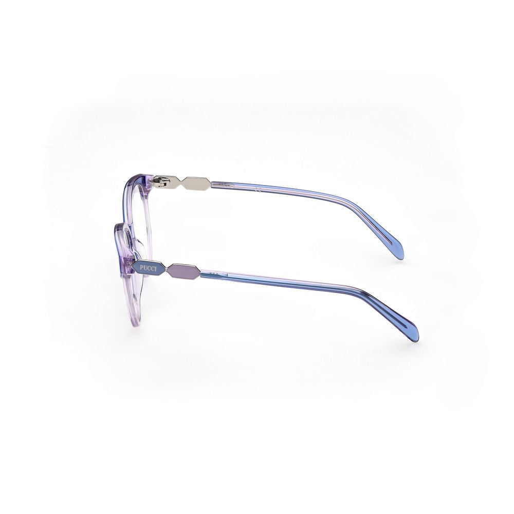 Emilio Pucci Brille aus blauem Acetat (Gestell)