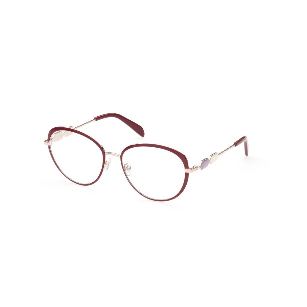 Emilio Pucci Brille aus rotem Metall (Gestell)