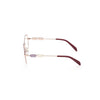 Emilio Pucci Brille aus rotem Metall (Gestell)