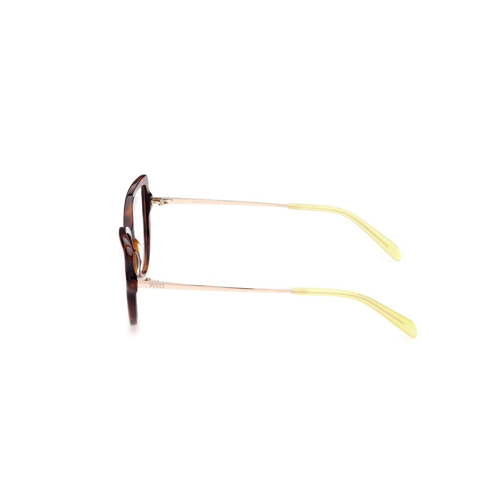 Emilio Pucci Brille aus braunem Acetat (Gestell)