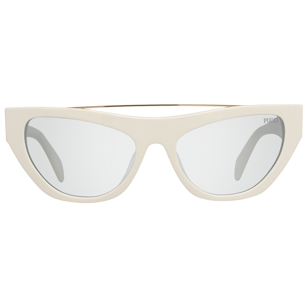 Emilio Pucci Sonnenbrille aus weißem Metall