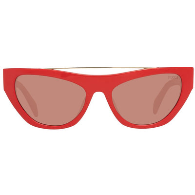 Rote Metallsonnenbrille von Emilio Pucci