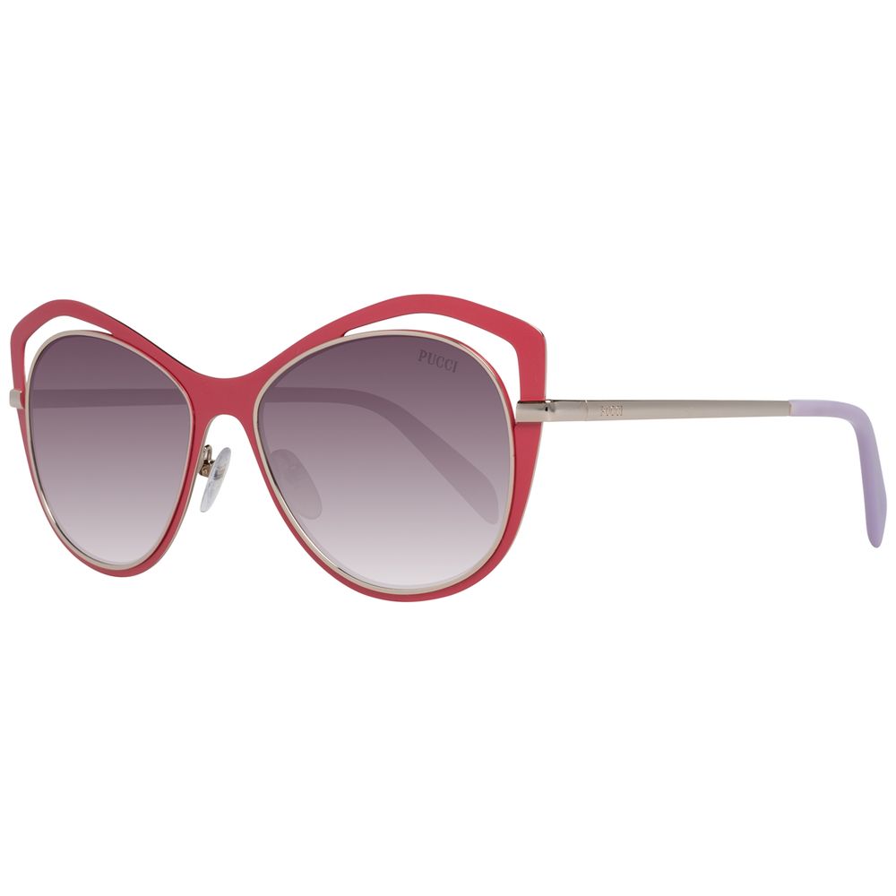 Rote Metallsonnenbrille von Emilio Pucci