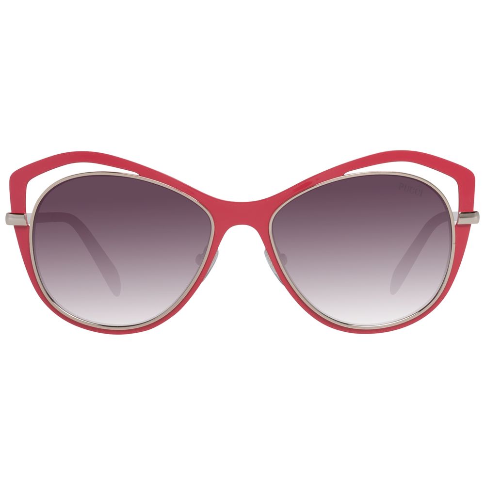 Rote Metallsonnenbrille von Emilio Pucci