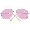 Hally&Son Gold Metal Sunglasses