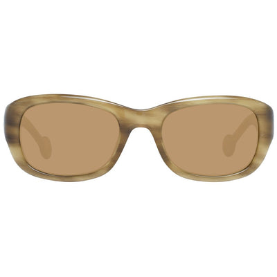 Hally&Son Brown Plastic Sunglasses