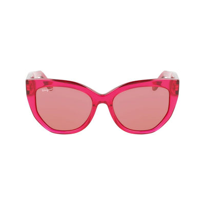 Ferragamo Red Acetate Sunglasses