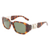 Karl Lagerfeld – Braune Sonnenbrille mit Spritzguss
