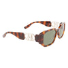 Karl Lagerfeld – Braune Sonnenbrille mit Spritzguss