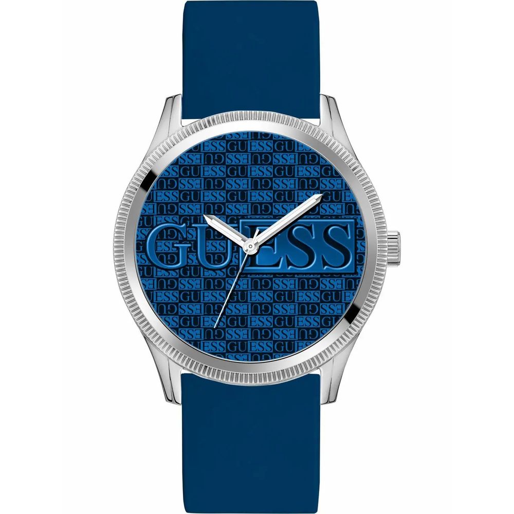 Guess Blue Synthetic Dress Watch