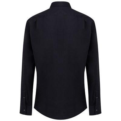 Dolce & Gabbana Navy Blue Cotton Dress Shirt