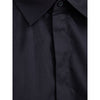Dolce & Gabbana Navy Blue Cotton Dress Shirt