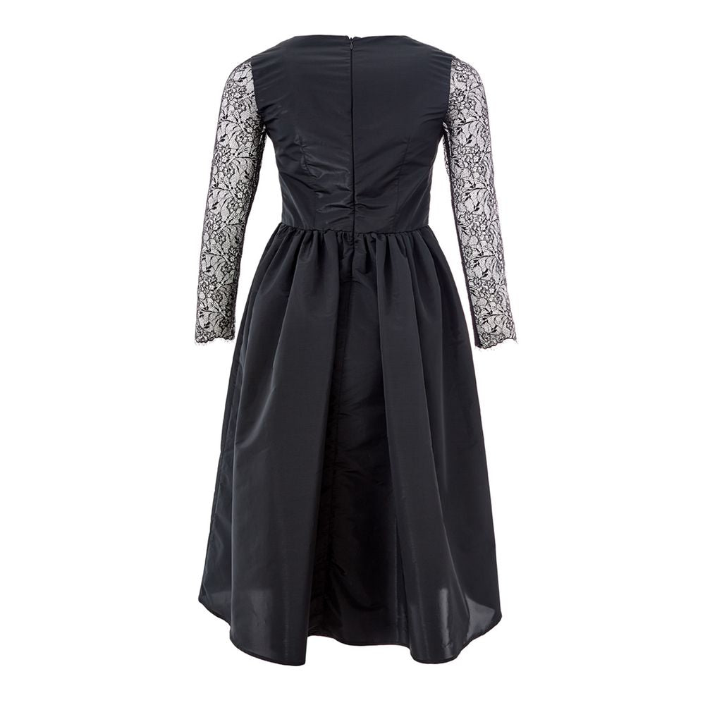 Lardini Schwarzes Polyester-Cocktailkleid