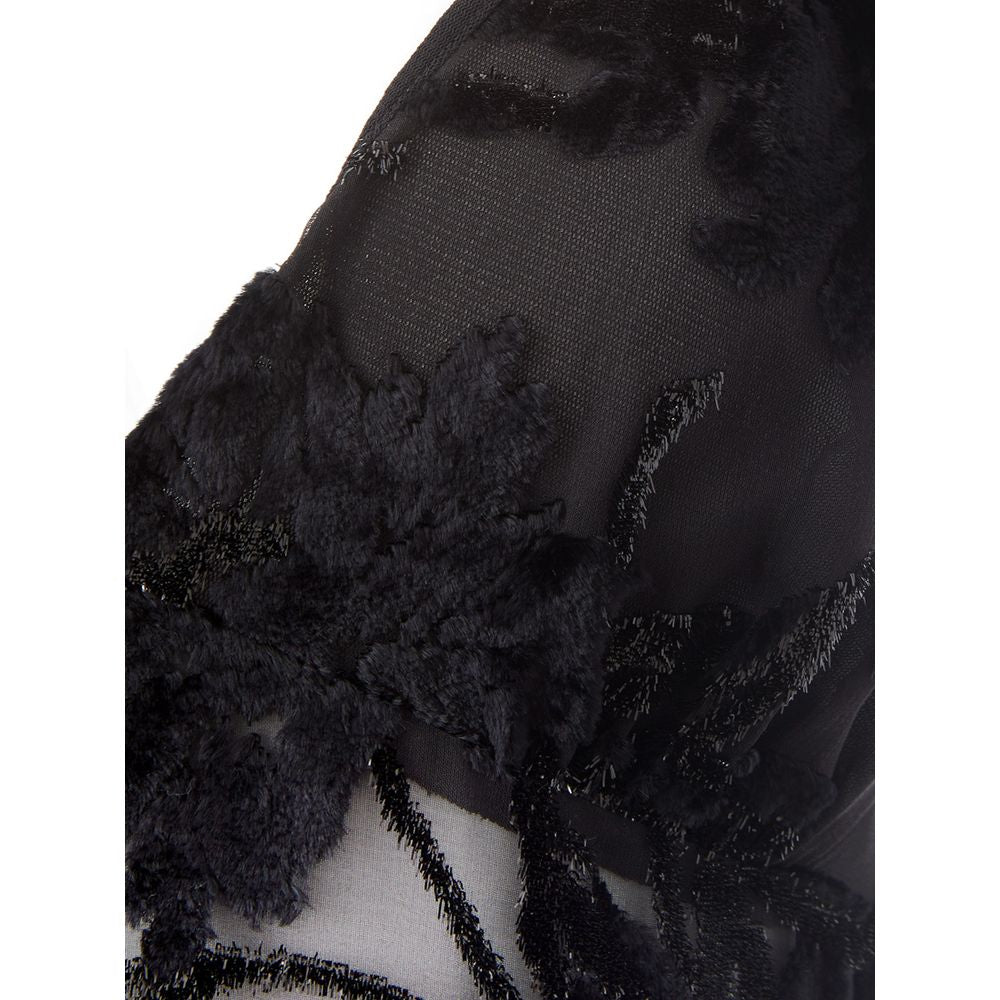 Schwarzes Viskose-Cocktailkleid von Lardini