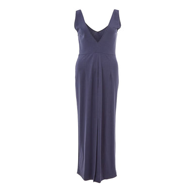 Lardini Blue Viscose Casual Dress