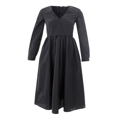 Lardini Black Polyester Cocktail Dress