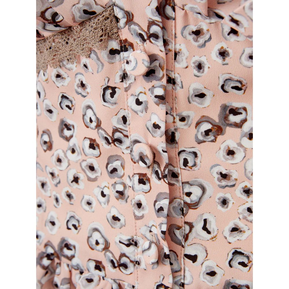 Lardini Rosa Acetat Freizeitkleid