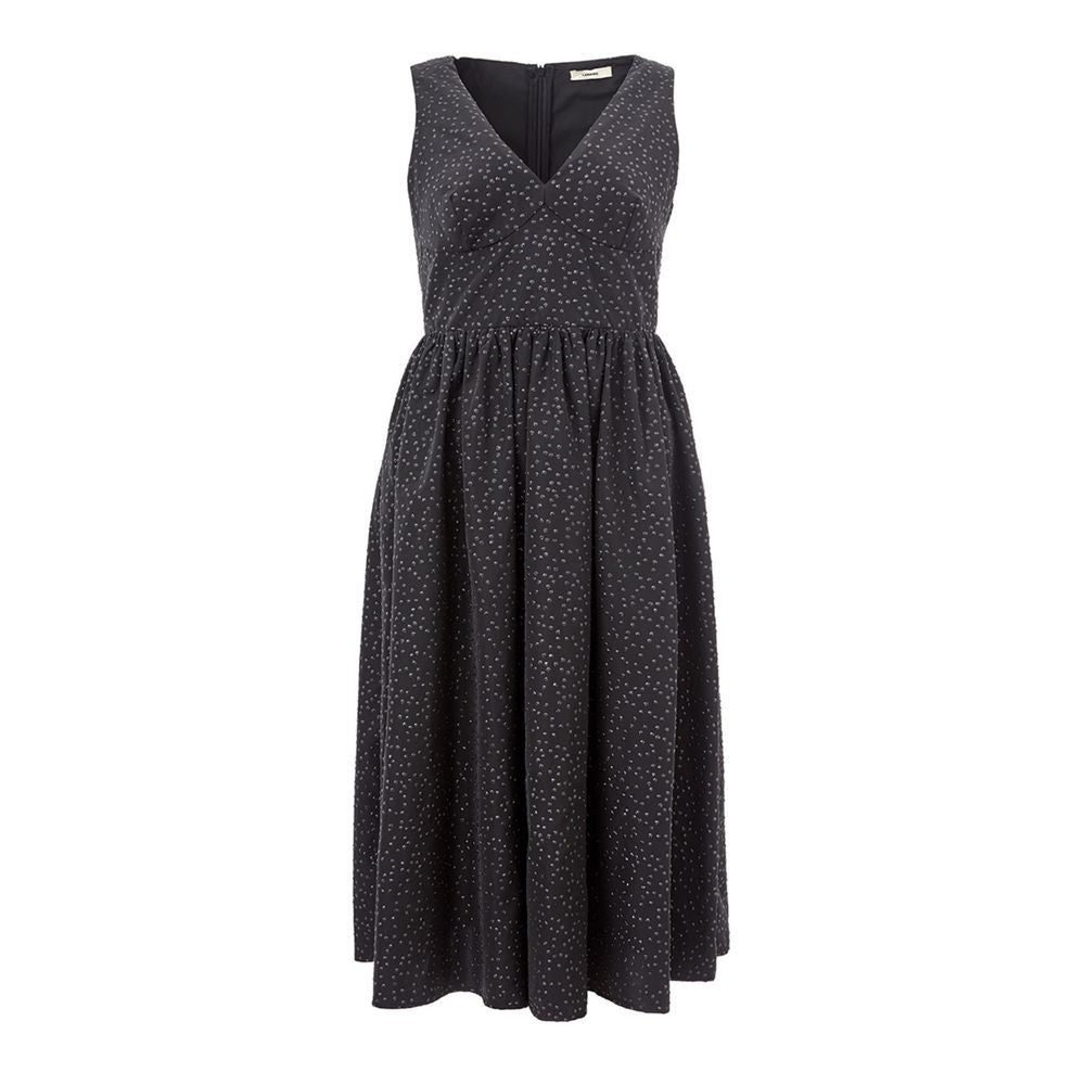 Robe élégante en polyéthylène noir Lardini