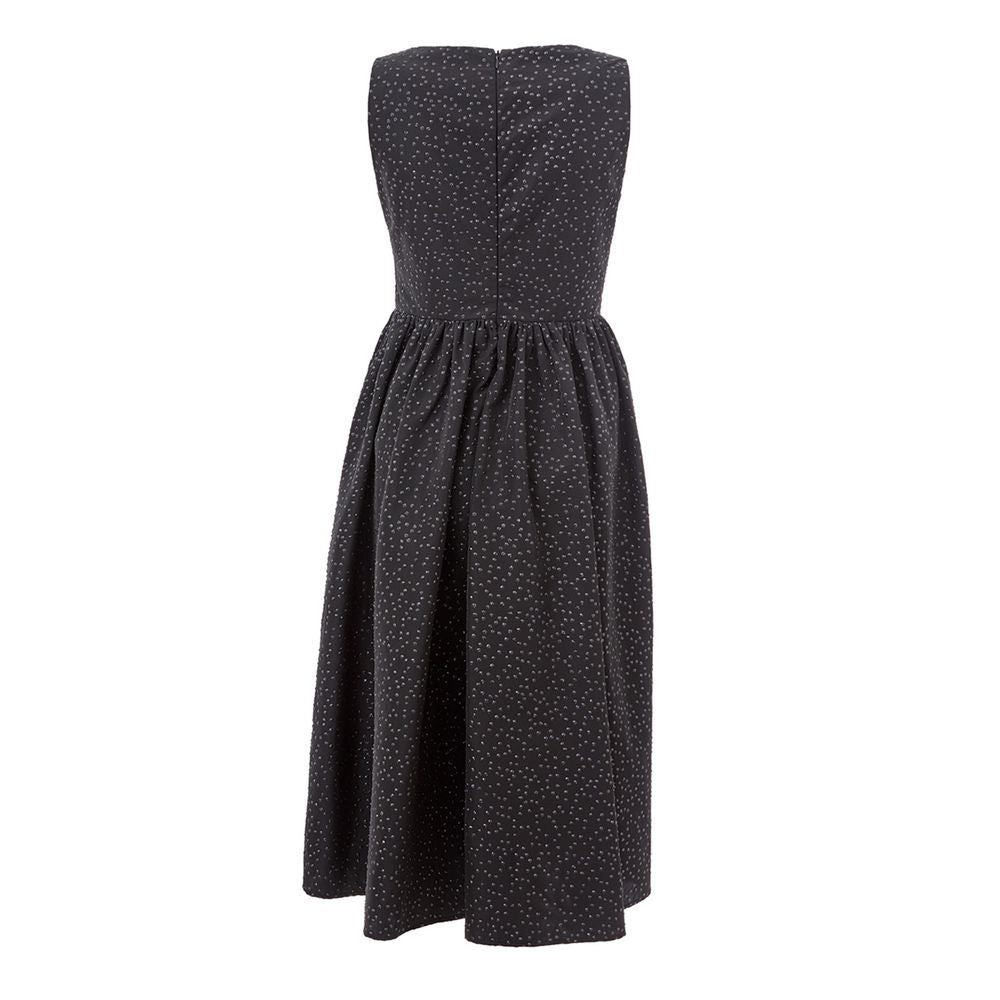 Robe élégante en polyéthylène noir Lardini