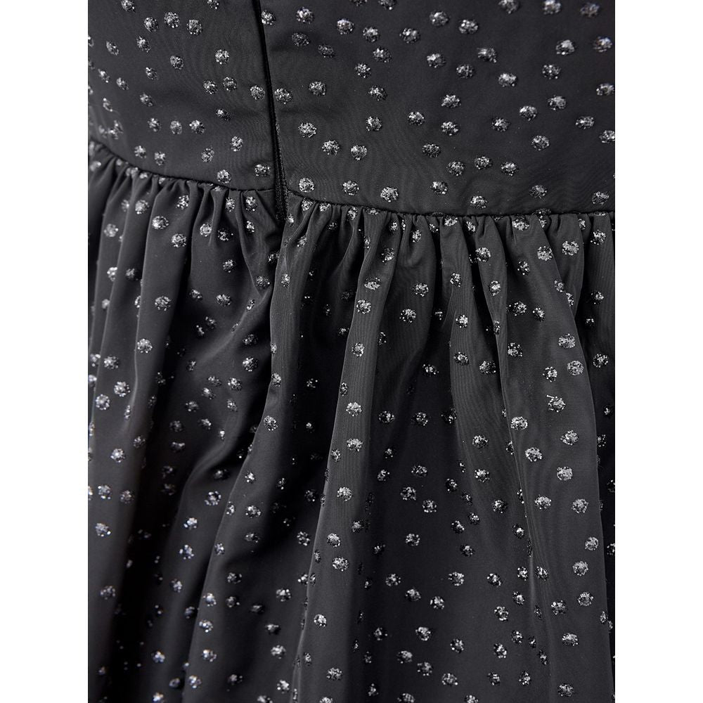 Robe élégante en polyéthylène noir Lardini