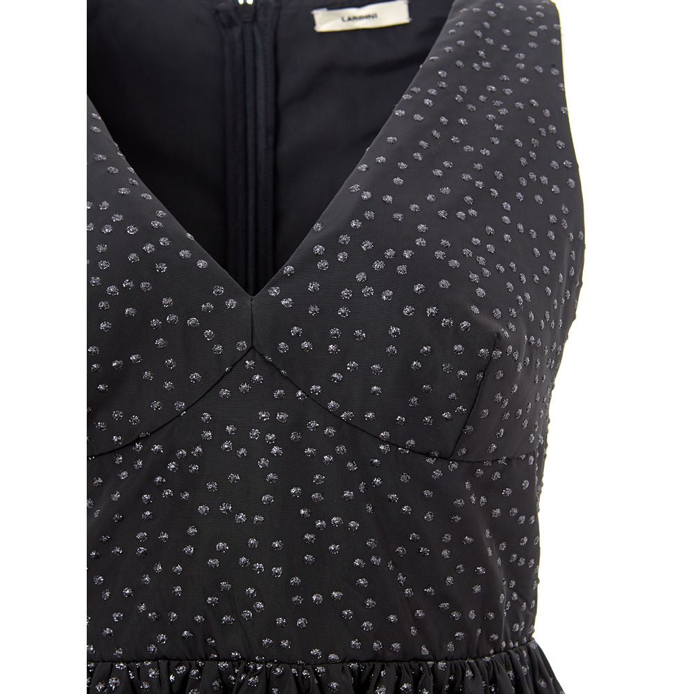 Robe élégante en polyéthylène noir Lardini