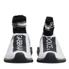Dolce & Gabbana White Black Sorrento Socks Sneakers Shoes