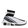 Dolce & Gabbana White Black Sorrento Socks Sneakers Shoes