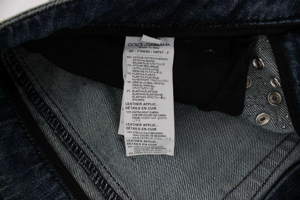 Jean boyfriend Dolce &amp; Gabbana Enchanted Sicily avec cœur en cristal