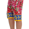 Dolce & Gabbana Multicolor Floral Knee Capris Shorts Pants