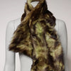 Dolce & Gabbana Multicolor Fur Shawl Neck Wrap Cover Collar Scarf