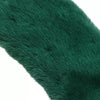 Dolce & Gabbana Green Mink Fur Collar Women Neck Wrap Scarf