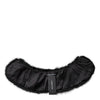 Dolce & Gabbana Black Fur Shawl Neck Wrap Cover Collar Scarf