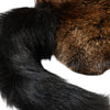 Dolce & Gabbana Brown Red Fox Fur Neck Warmer Winter Scarf
