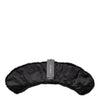 Dolce & Gabbana Black Fur Shawl Neck Wrap Cover Collar Scarf