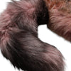 Dolce & Gabbana Pink Frost Fox Fur Neck Warmer Winter Scarf
