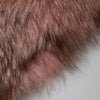 Dolce & Gabbana Pink Frost Fox Fur Neck Warmer Winter Scarf