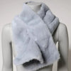 Dolce & Gabbana Powder Blue Mink Fur Neck Warmer Scarf