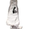 Dolce & Gabbana White Fox Fur Neck Wrap Warmer Winter Scarf