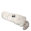 Dolce & Gabbana White Fox Fur Neck Wrap Warmer Winter Scarf