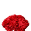 Dolce & Gabbana Red Alpaca Fur Women Neck Warmer Winter Scarf