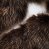 Dolce & Gabbana Brown Raccoon Fur Neck Warmer Winter Scarf